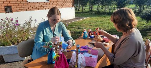 В Кильдееве в единый день голосования прошел мастер-класс по изготовлению куклы-оберега