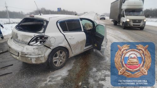 Два человека получили травмы в ДТП в Верхнеуслонском районе