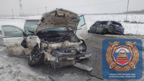 Два человека получили травмы в ДТП в Верхнеуслонском районе
