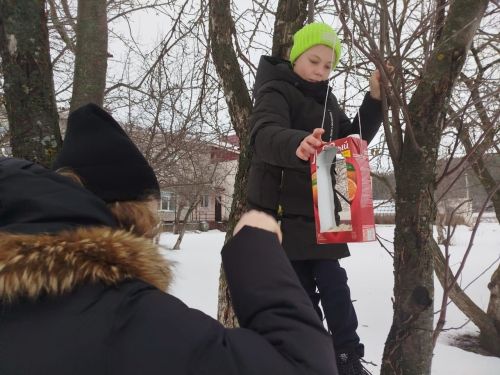 В Куралове прошла экологическая акция «Покорми зимующих птиц»