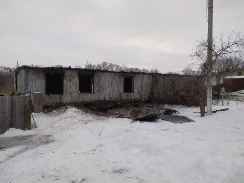В Верхнеуслонском районе сгорел двухквартирный жилой дом