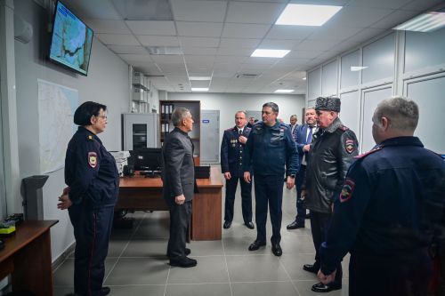 Раис Татарстана принял участие в открытии здания полиции в Верхнем Услоне