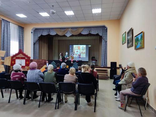 В Печищах прошла премьера спектакля «Морозко»