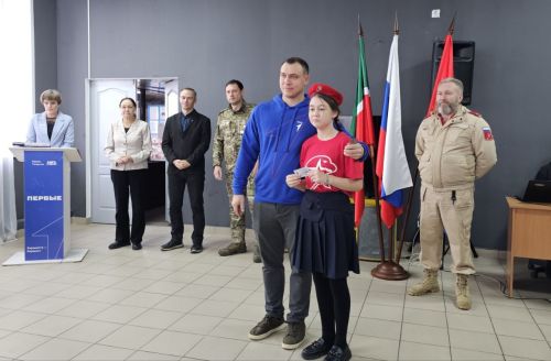 Торжественная церемония посвящения в юнармейцы прошла в Верхнеуслонском районе