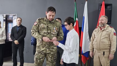 Торжественная церемония посвящения в юнармейцы прошла в Верхнеуслонском районе