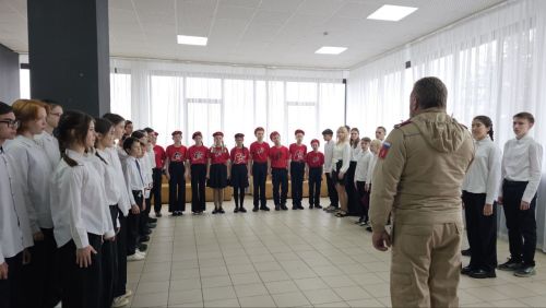 Торжественная церемония посвящения в юнармейцы прошла в Верхнеуслонском районе
