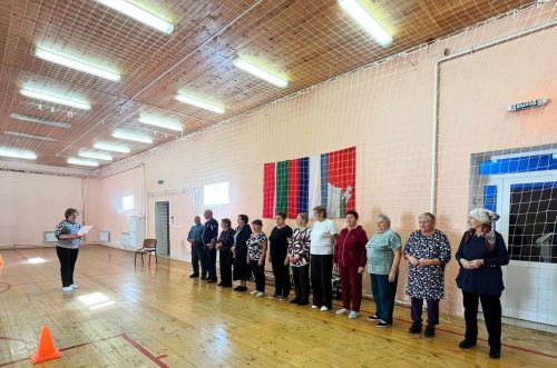 Спортивный праздник для пожилых людей в Русском Макулово