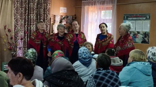 Концерт хора «Волжанка» для пожилых людей в Ямбулатовском СДК