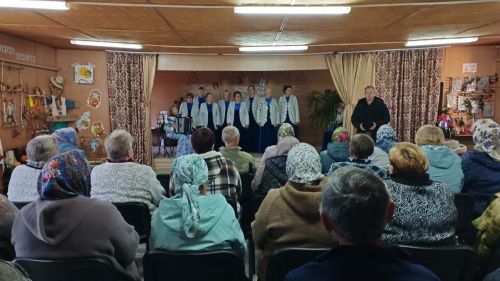 Концерт хора «Волжанка» для пожилых людей в Ямбулатовском СДК