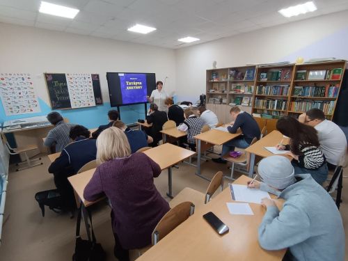 Гимназиядә “Татарча диктант” акциясе узды