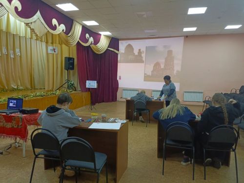 Мастер-класс по рисованию Троицкого храма в Кильдеевском ДК