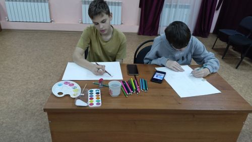Мастер-класс по рисованию Троицкого храма в Кильдеевском ДК