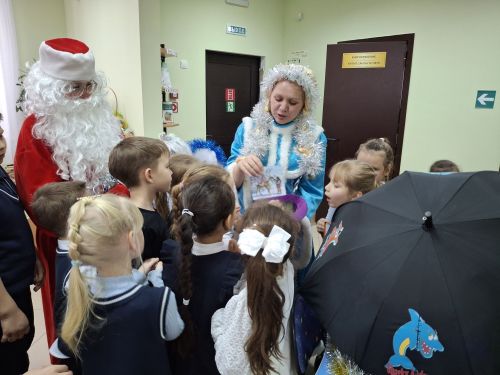 Первоклассники Верхнеуслонской школы побывали на новогоднем квесте
