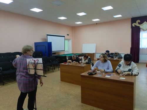 В Кильдеево прошел мастер-класс по линогравюре с изображением храма