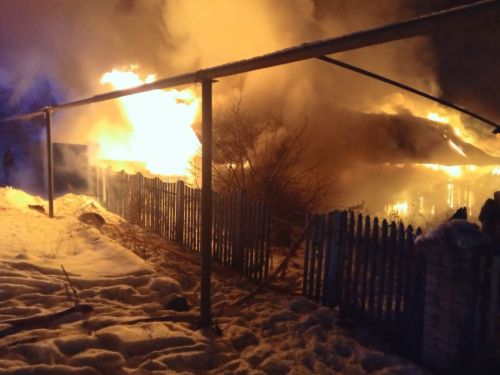 В Верхнеуслонском районе на пожаре пострадал мужчина