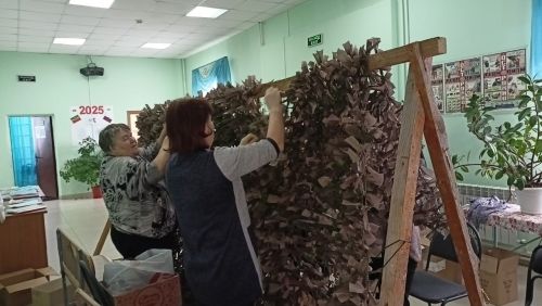 В Кильдееве провели патриотическую акцию по поддержке участников СВО