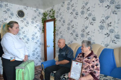 Супруги Фокеевы из Печищ отметили изумрудную свадьбу