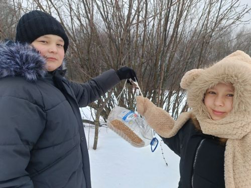 Вахит балалары кошларга кыш чыгарга ярдәм итә