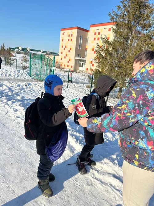 В Верхнем Услоне к Дню герба Татарстана прошла уличная акция