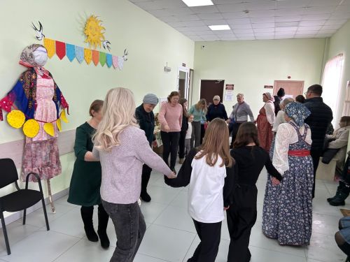 В Майдане Масленицу проводили под частушки и народные песни