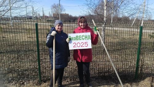 Экологический субботник в Кильдеевском сельском Доме культуры