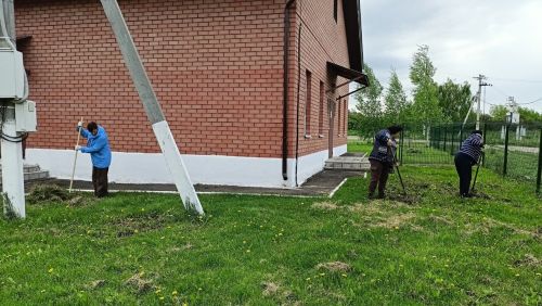 Кильдеевские работники культуры и администрации вышли на субботник