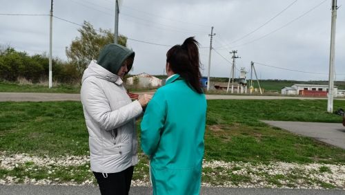 Георгиевская ленточка объединила жителей Кильдеево в преддверие Дня Победы