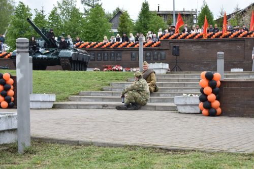 Верхний Услон широко отметил 80-летие Великой Победы