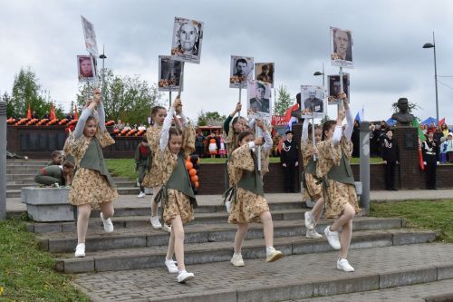 Верхний Услон широко отметил 80-летие Великой Победы