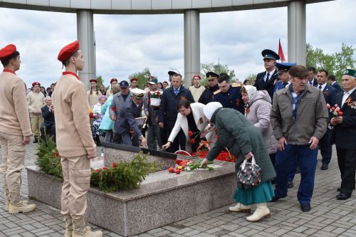 Верхний Услон широко отметил 80-летие Великой Победы