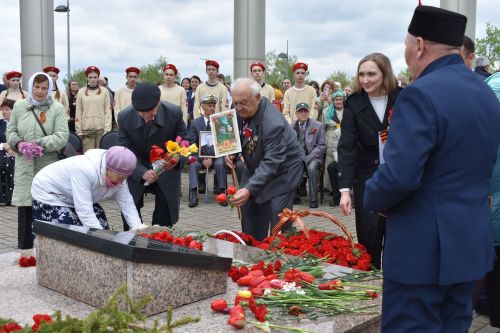 Верхний Услон широко отметил 80-летие Великой Победы