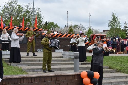 Верхний Услон широко отметил 80-летие Великой Победы