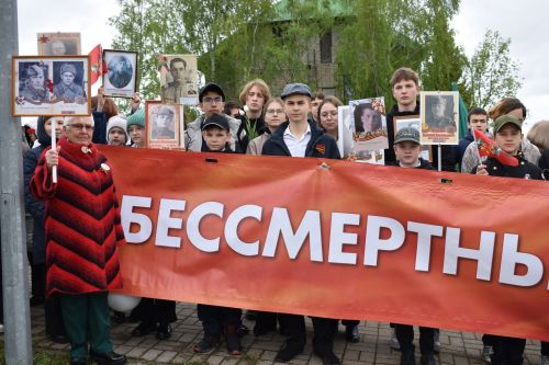 Верхний Услон широко отметил 80-летие Великой Победы