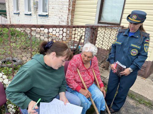 Социальные обходы пожилых граждан в Верхнеуслонском районе