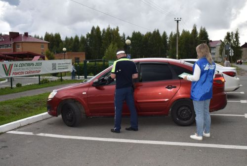 В Верхнем Услоне проверили правила перевозки детей в автомобилях