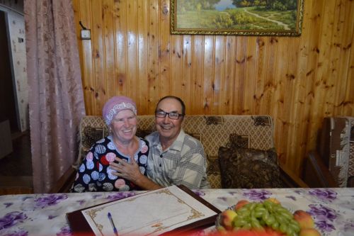 Супруги Хабибуллины из Набережных Моркваш отметили 55 лет совместной жизни