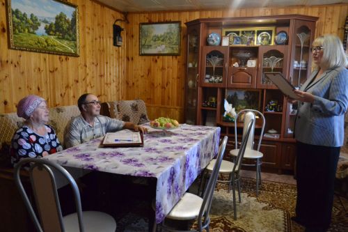 Супруги Хабибуллины из Набережных Моркваш отметили 55 лет совместной жизни