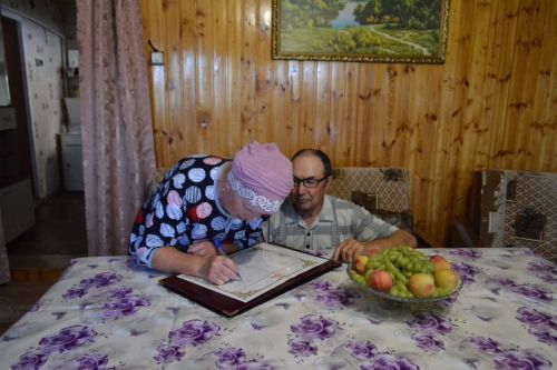 Супруги Хабибуллины из Набережных Моркваш отметили 55 лет совместной жизни