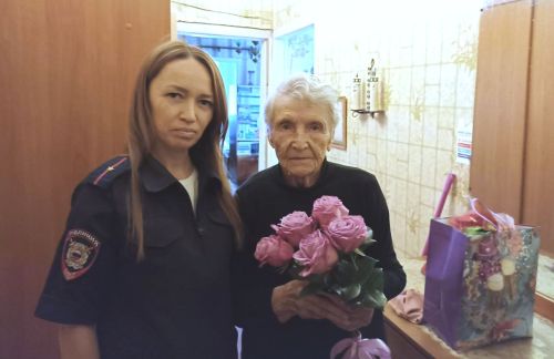 97-летие ветерана отметили сотрудники Верхнеуслонской полиции