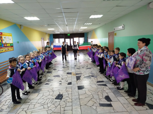 Гимназия балалары Бөркетләр сафын тулыландырды