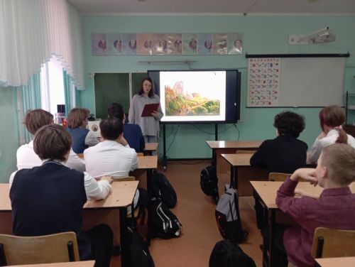 Школьники Верхнего Услона прочли стихи Лермонтова