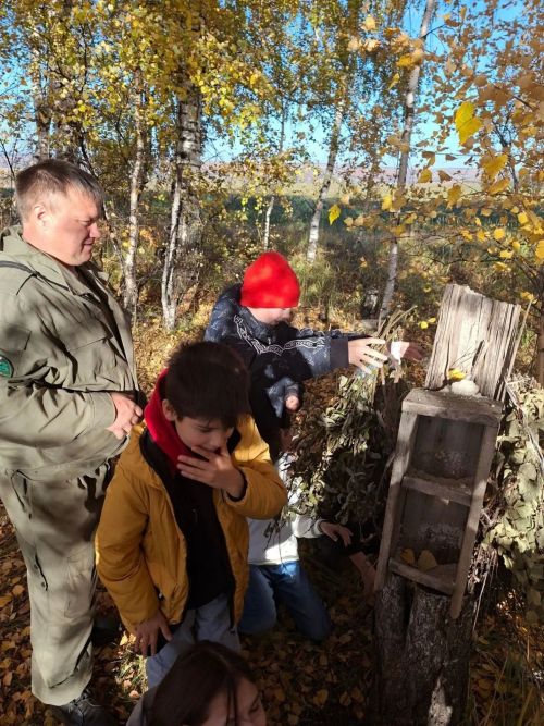 Школьники Куралова вместе с экологами помогли косулям, зайцам и птицам