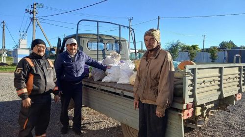 Вахит авылы халкы «Гошер сәдакасы» хәйрия акциясендә катнашты