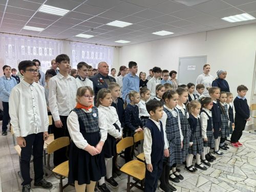 Ветеран войны в Афганистане встретился с учениками Набережно-Морквашской школы
