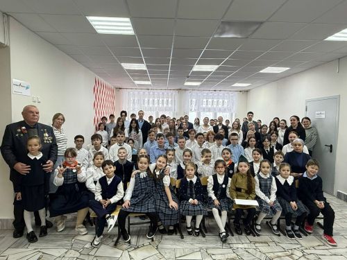Ветеран войны в Афганистане встретился с учениками Набережно-Морквашской школы