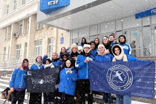 Зимний десант доброты: студенты-энергетики очистили от снега дворы ветеранов
