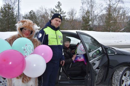 В Верхнем Услоне мартовский кот поздравил автоледи с 8 Марта