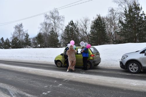 В Верхнем Услоне мартовский кот поздравил автоледи с 8 Марта