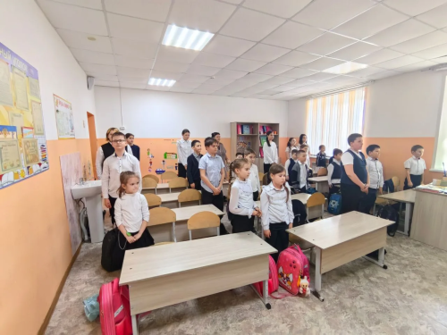 Гимназиядә музей хезмәткәрләре Батырлык дәресе үткәрде