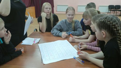 В Кильдееве прошла «Кроссвордомания» для детей на весенних каникулах